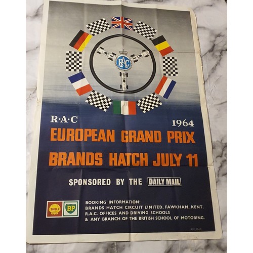 89 - 1964 European Grand Prix Poster