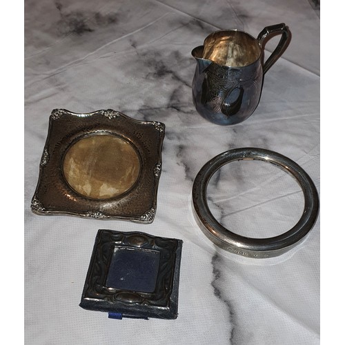 92 - Selection of Hallmarked Silver items including Photo frames etc.