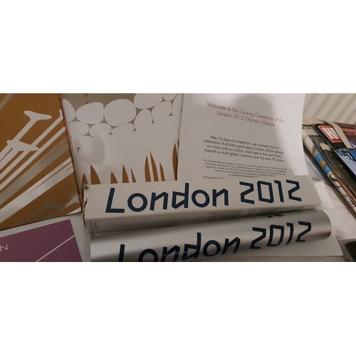 99 - A selection of London 2012 memorabilia including a signed top, Paperwork, tickets etc.