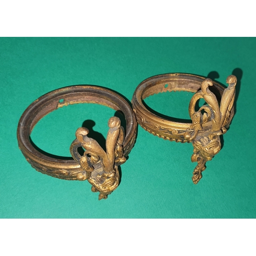 111 - Pair of unknown decorative rings