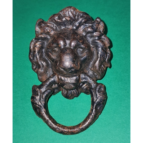 112 - Old Lion Door Knocker