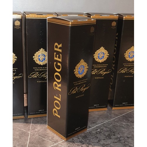 18 - New case of 6 2004 Vintage Pol Roger Extra Cuvée De Reserve Champagne