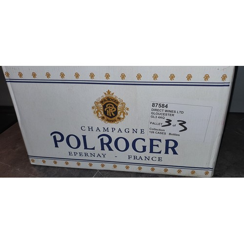 18 - New case of 6 2004 Vintage Pol Roger Extra Cuvée De Reserve Champagne