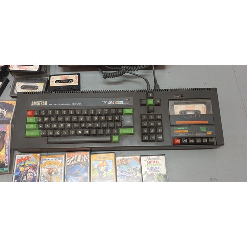 135 - Amstrad Vintage Games console with original Amstrad screen and games