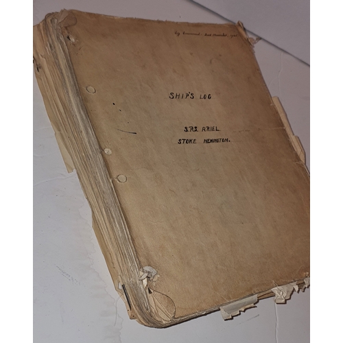 148 - 2x Folders containing interesting vintage paperwork including items of Maritime & Girl Guide / sea r... 