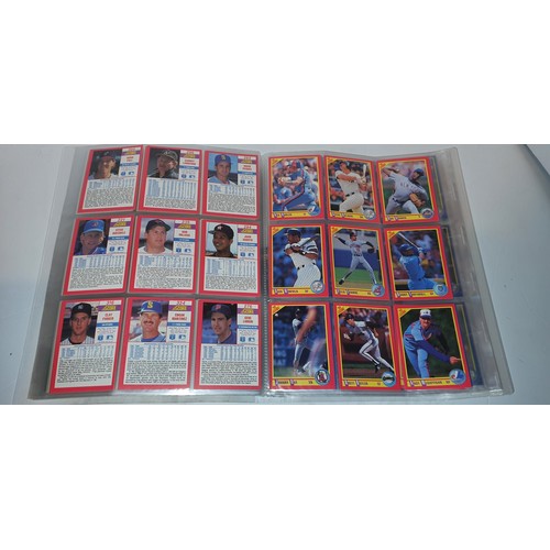 76 - Album containing a large collection of vintage baseball trading cards (approx 290) plus a unopened &... 