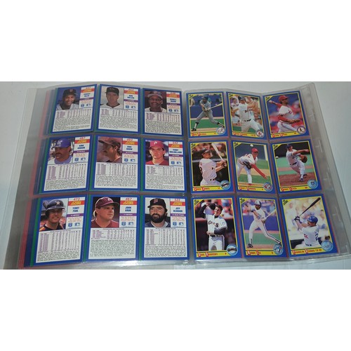 76 - Album containing a large collection of vintage baseball trading cards (approx 290) plus a unopened &... 