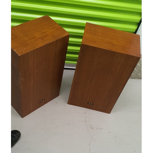 22 - Large pair of vintage speakers