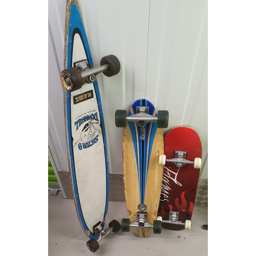 65A - 2x Longboards plus 1x Skateboard