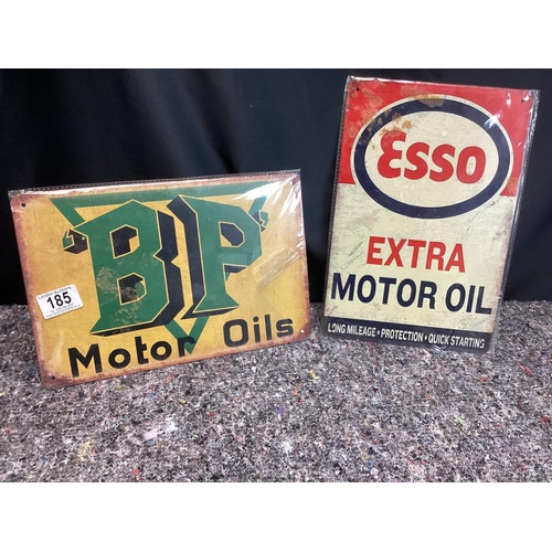 185 - Various Metal Motoring Signs