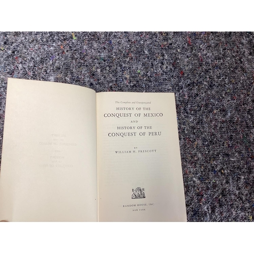 190 - Conquest of Mexico & Peru Prescott Complete Unexpurgated William Prescott