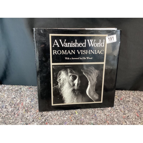 191 - A Vanished World by Roman Vishniac 1983, Hardcover 1st edition