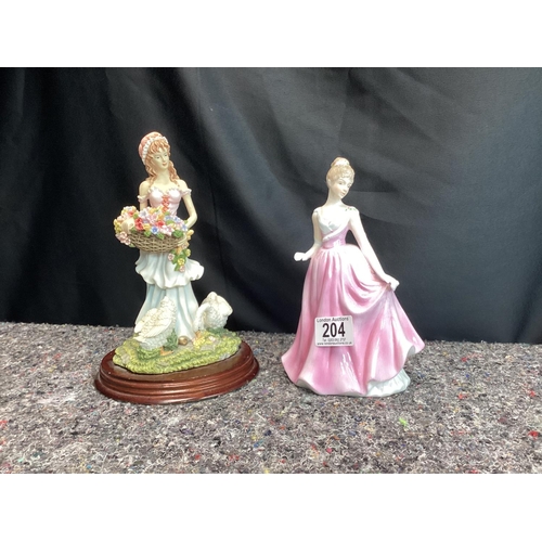 204 - 2 Leanardo Collection Figurines