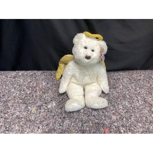 215 - Rare TY Beanie Baby Bear - HALO