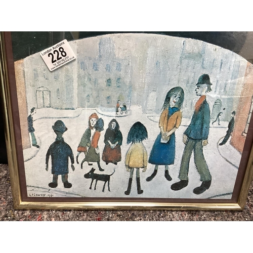 228 - Framed Lowry Print