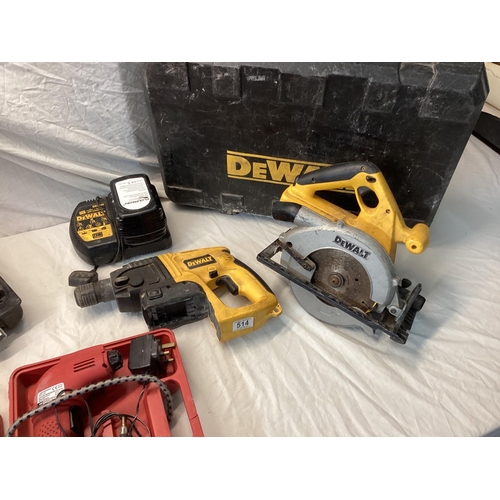 514 - Lot of Various Tools including Dewalt Power Tools