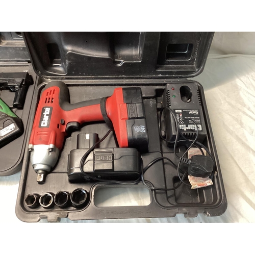 515 - Hitatchi Battery Saw and a Clarke Battery Impact Driver