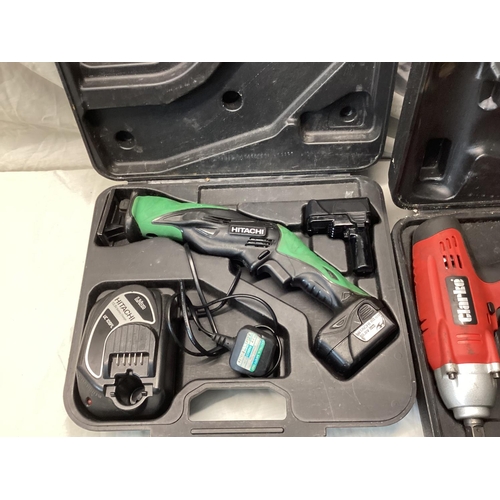 515 - Hitatchi Battery Saw and a Clarke Battery Impact Driver