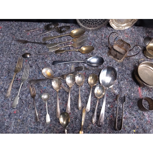 321 - Large Lot of Assorted Silver Plate Items