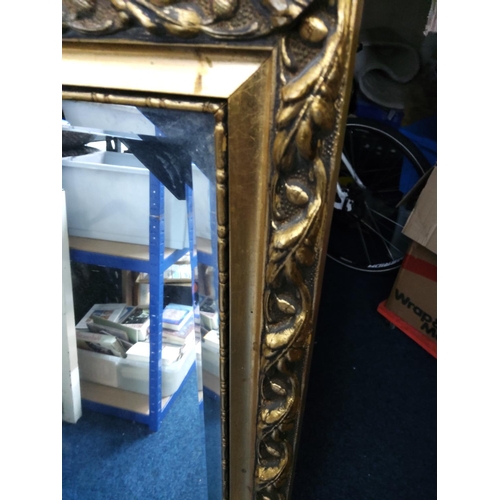 349 - Vintage Good Quality Bevelled Mirror Size-?