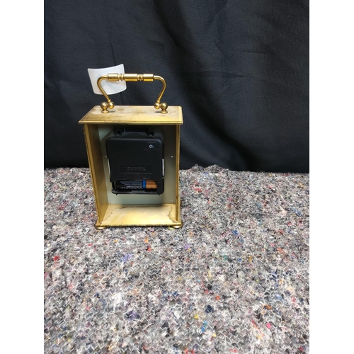 353 - Brass carriage clock