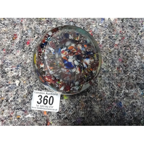 360 - Millefiori Paperweight