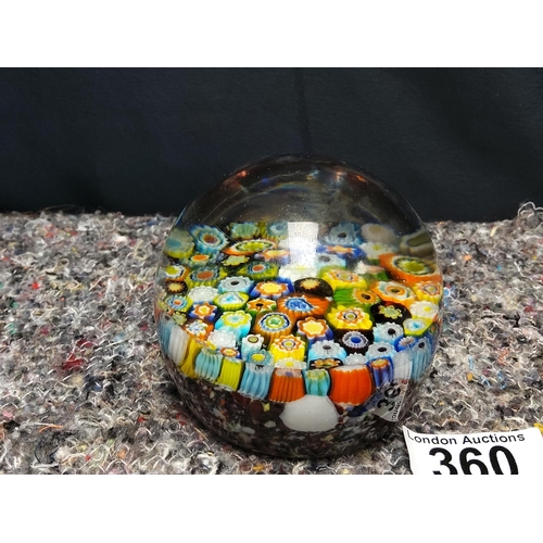 360 - Millefiori Paperweight