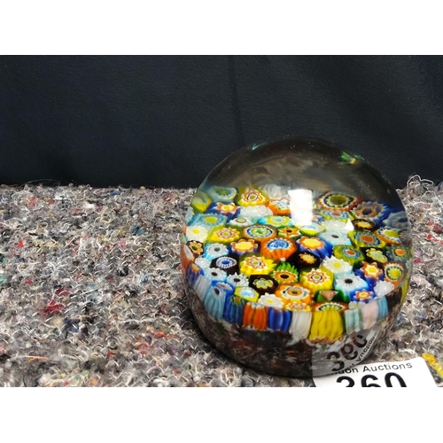 360 - Millefiori Paperweight