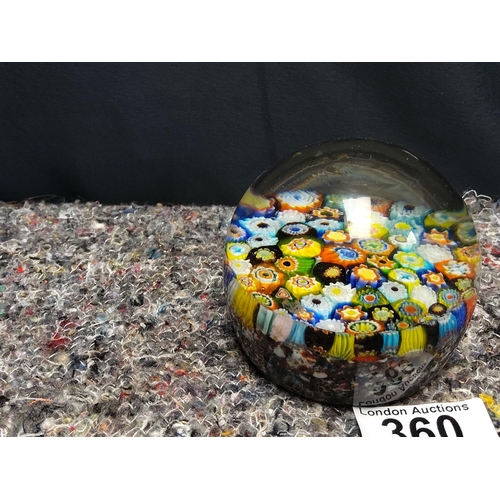 360 - Millefiori Paperweight