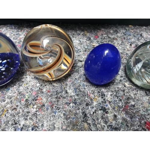 383 - Assorted Paperweights incl. Gozo Glass