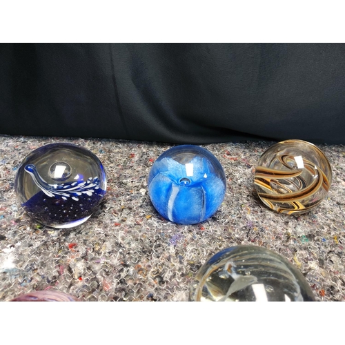 383 - Assorted Paperweights incl. Gozo Glass