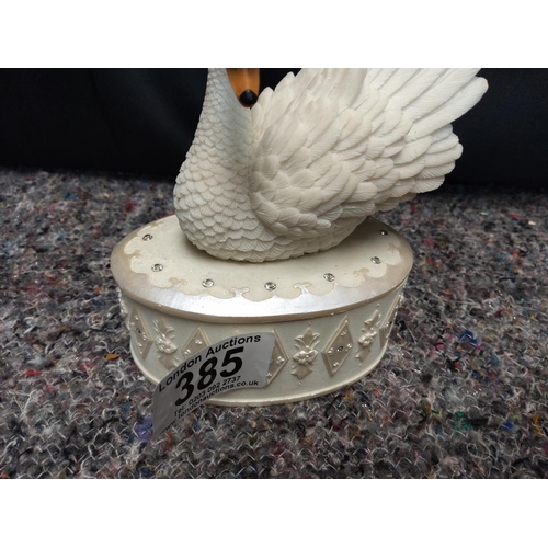 385 - Leonardo Collection Swan Trinket Pot