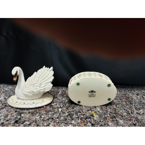 385 - Leonardo Collection Swan Trinket Pot