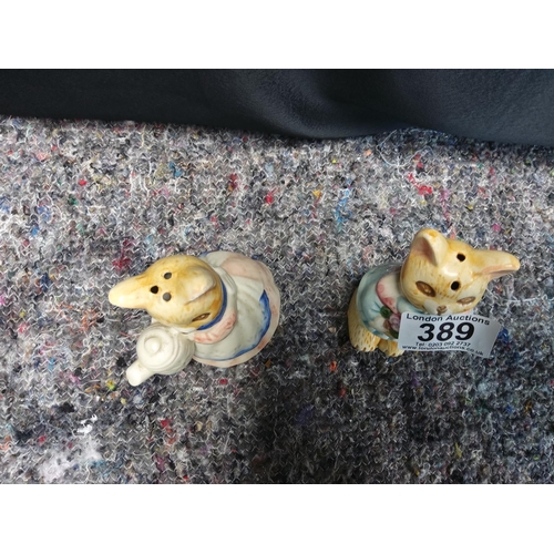 389 - Novelty Cat Salt/Pepper Shakers