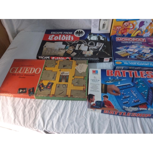 466 - Good Lot of Vintage Board Games etc Incl. Escape from Colditz, The Beatles etc