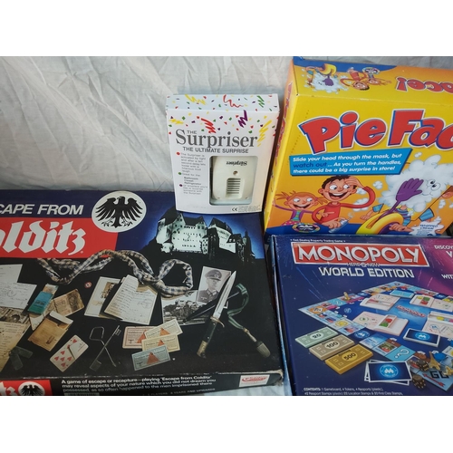 466 - Good Lot of Vintage Board Games etc Incl. Escape from Colditz, The Beatles etc