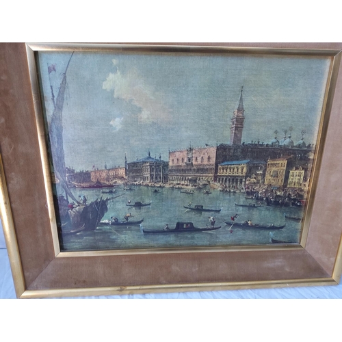 493 - Venice: the Doge’s Palace and the Molo – Francesco Guardi  Framed Reproduction 61cm x 75cm