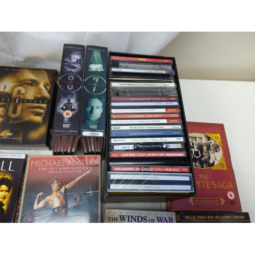 542 - Good Lot of CD's and DVD's Including Boxsets