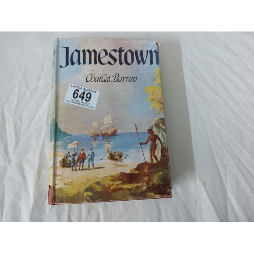 649 - Jamestown by Charles Barren Signed First Edition