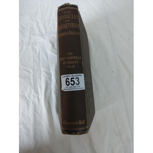 653 - The Last Chronicle Of Barset; Volume 2 (1879)