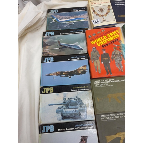 549 - Assorted Military Themed Books