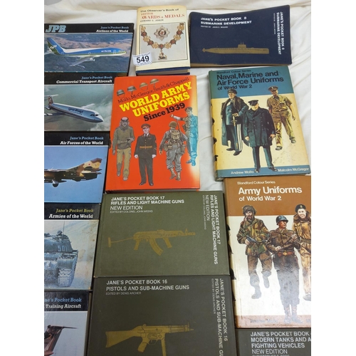 549 - Assorted Military Themed Books