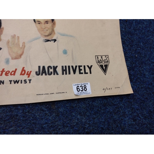 638 - Large Original Four Jacks and a Jill Poster