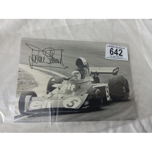 642 - Jackie Stewart Signed Photograph