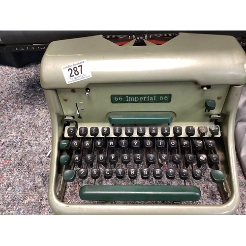 287 - 66 Imperial Vintage Industrial Typewriter