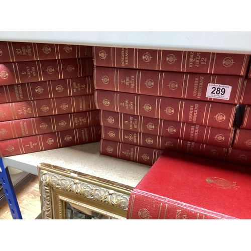 289 - Collection of Vintage Encyclopaedia Brittanica