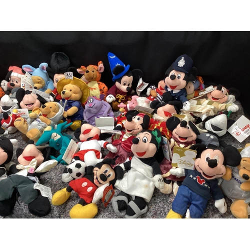 452 - Huge Lot of Official Disney Soft Toys