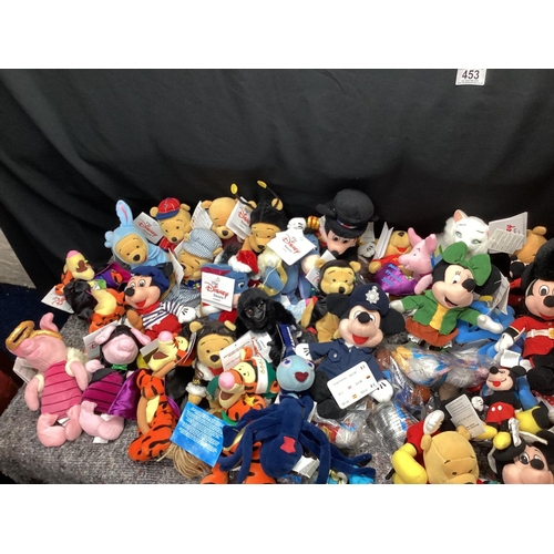 453 - Huge Lot of Official Disney Soft Toys-1990s