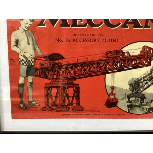 573 - Framed Meccano Print