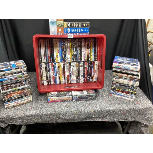 593 - Good Lot of DVD's